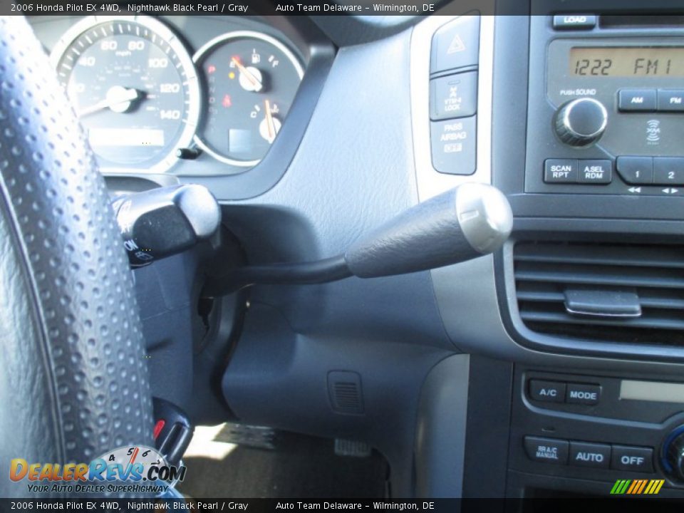 2006 Honda Pilot EX 4WD Nighthawk Black Pearl / Gray Photo #12