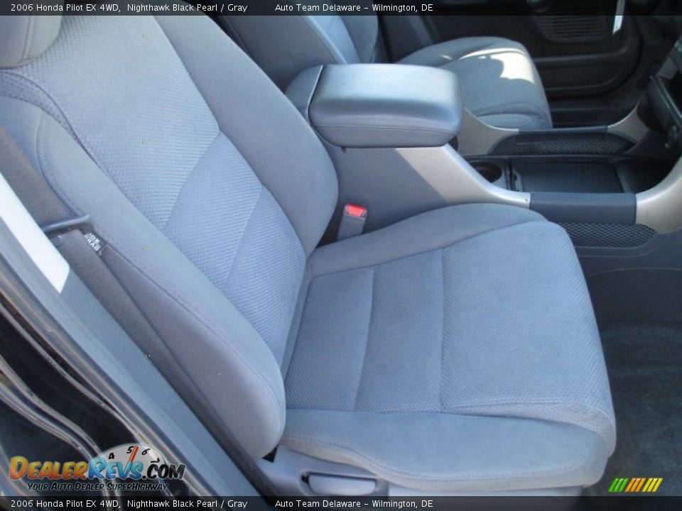 2006 Honda Pilot EX 4WD Nighthawk Black Pearl / Gray Photo #13