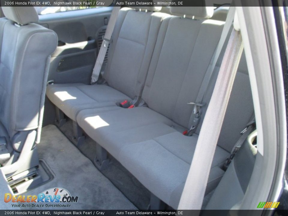2006 Honda Pilot EX 4WD Nighthawk Black Pearl / Gray Photo #16