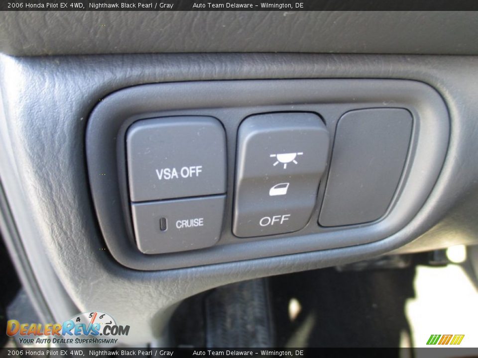 2006 Honda Pilot EX 4WD Nighthawk Black Pearl / Gray Photo #18