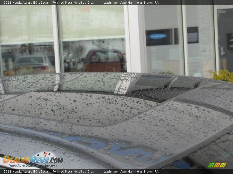 2011 Honda Accord EX-L Sedan Polished Metal Metallic / Gray Photo #4