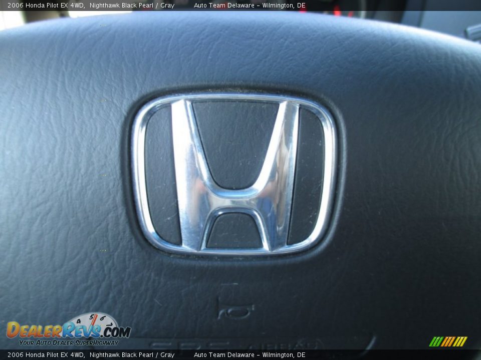2006 Honda Pilot EX 4WD Nighthawk Black Pearl / Gray Photo #20