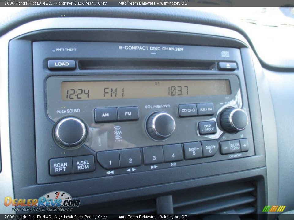 2006 Honda Pilot EX 4WD Nighthawk Black Pearl / Gray Photo #21