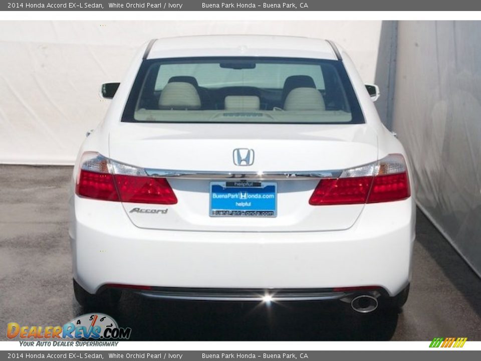 2014 Honda Accord EX-L Sedan White Orchid Pearl / Ivory Photo #6