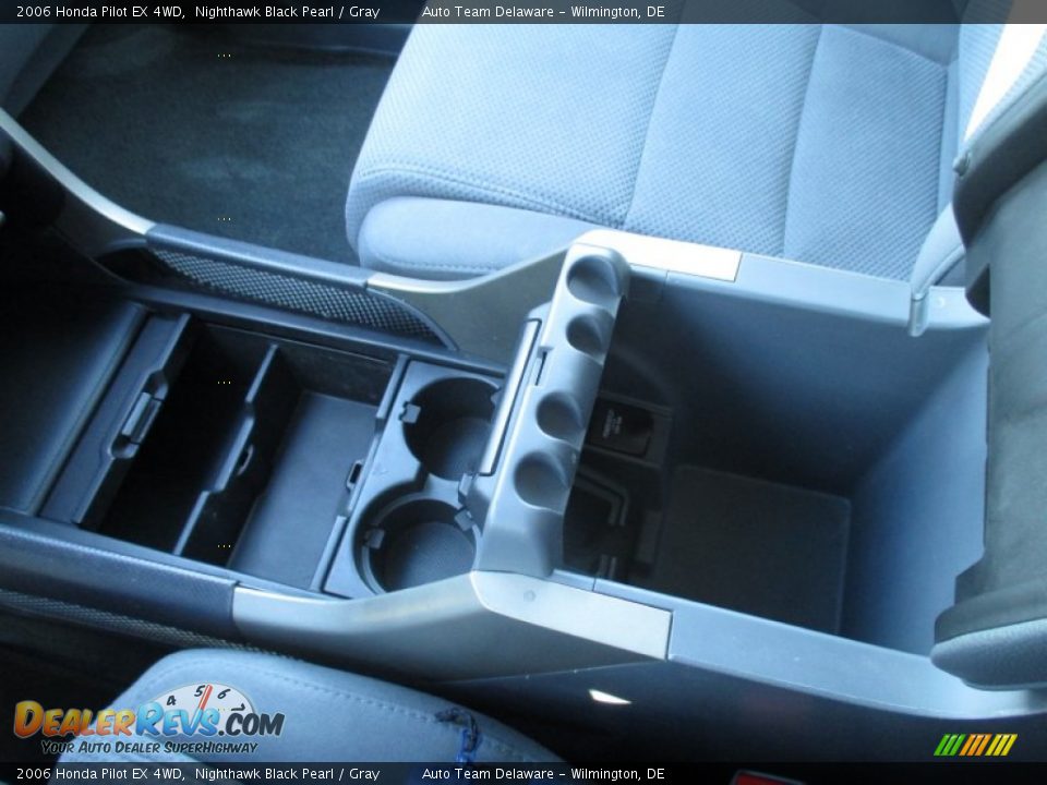 2006 Honda Pilot EX 4WD Nighthawk Black Pearl / Gray Photo #25