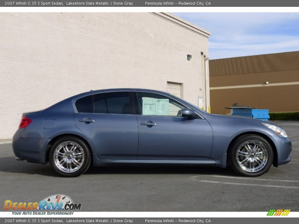 Lakeshore Slate Metallic 2007 Infiniti G 35 S Sport Sedan Photo #4