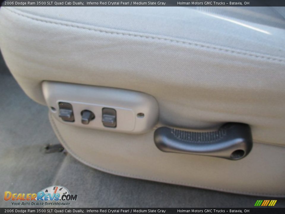 2006 Dodge Ram 3500 SLT Quad Cab Dually Inferno Red Crystal Pearl / Medium Slate Gray Photo #8