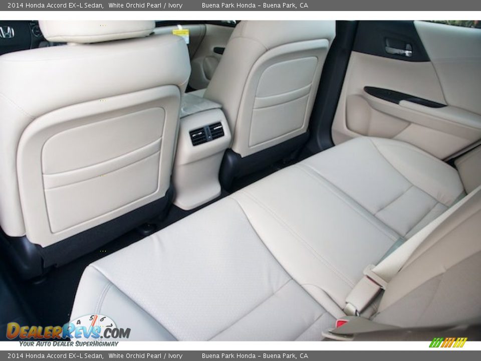 2014 Honda Accord EX-L Sedan White Orchid Pearl / Ivory Photo #13