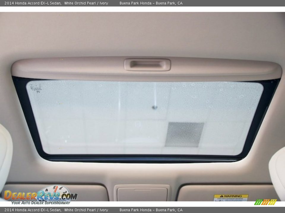 2014 Honda Accord EX-L Sedan White Orchid Pearl / Ivory Photo #15