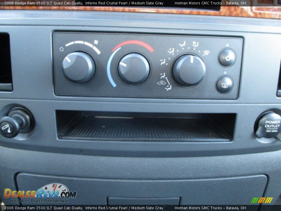 2006 Dodge Ram 3500 SLT Quad Cab Dually Inferno Red Crystal Pearl / Medium Slate Gray Photo #11