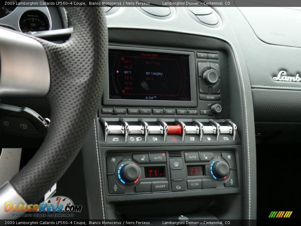 Controls of 2009 Lamborghini Gallardo LP560-4 Coupe Photo #18