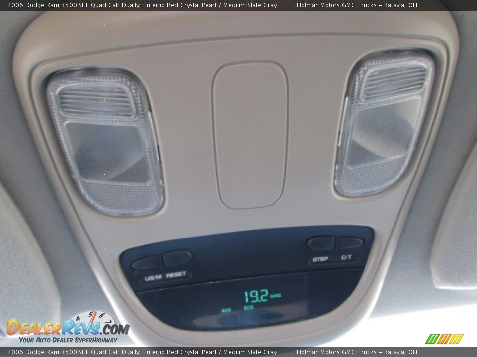 2006 Dodge Ram 3500 SLT Quad Cab Dually Inferno Red Crystal Pearl / Medium Slate Gray Photo #19