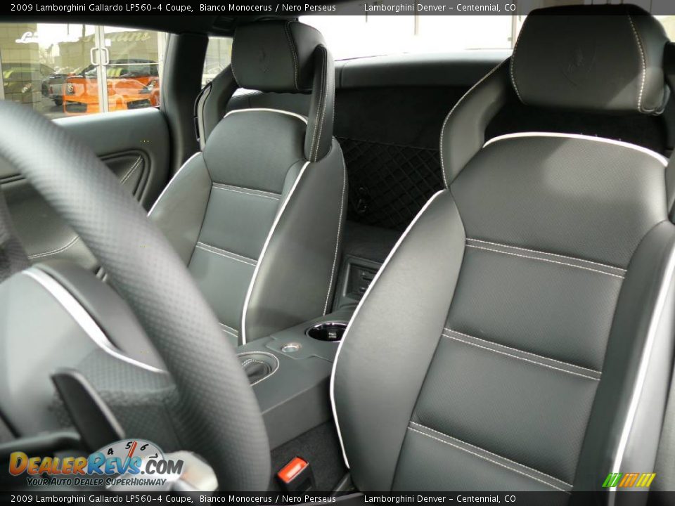 Nero Perseus Interior - 2009 Lamborghini Gallardo LP560-4 Coupe Photo #19