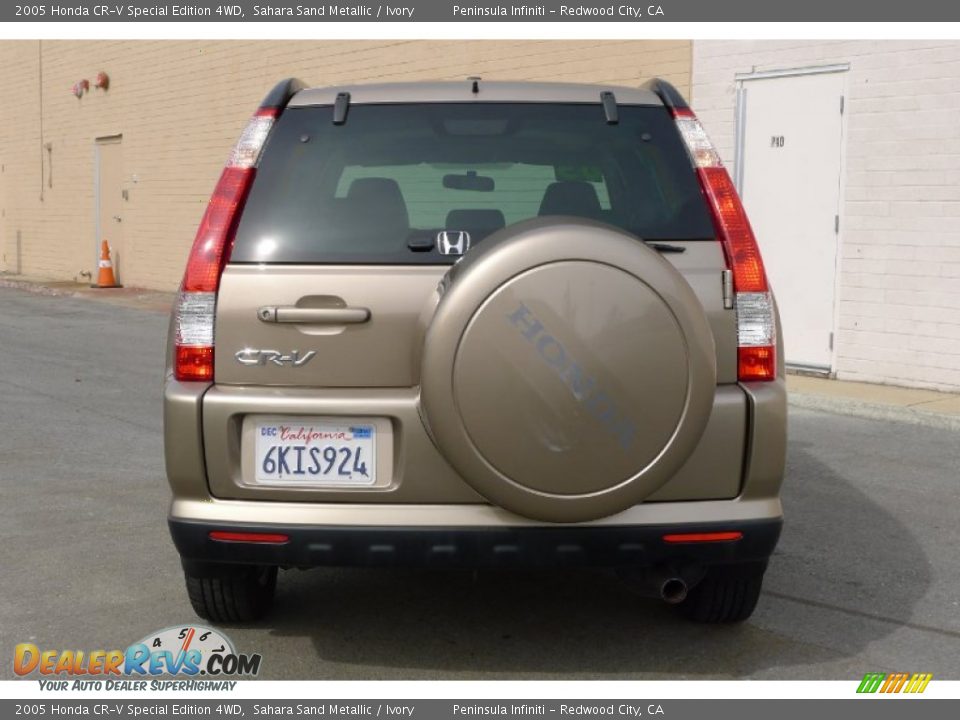 2005 Honda CR-V Special Edition 4WD Sahara Sand Metallic / Ivory Photo #8