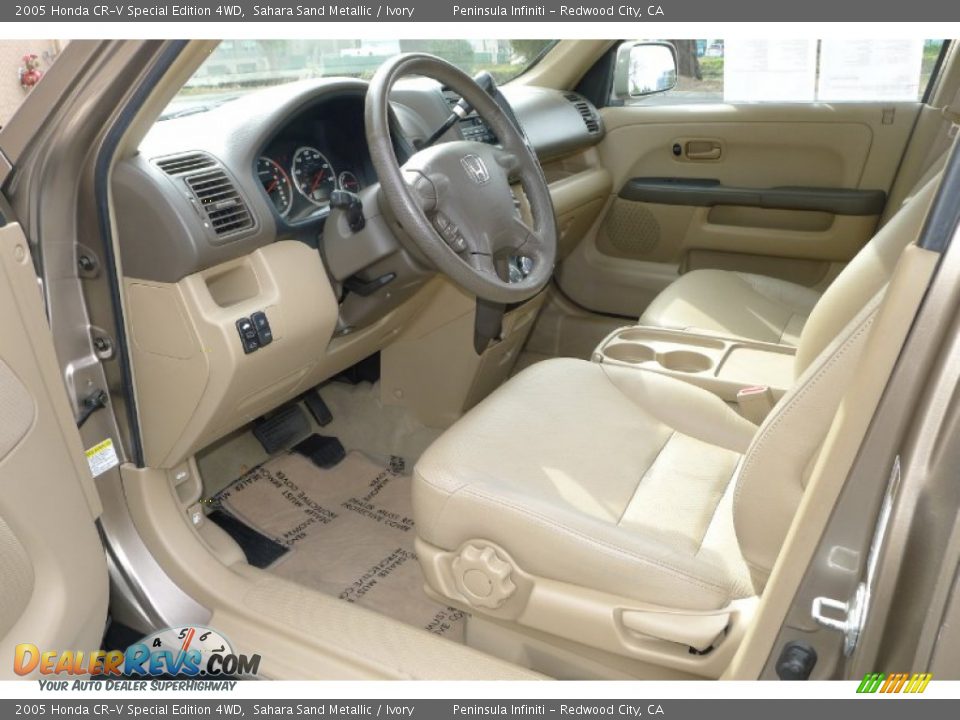 2005 Honda CR-V Special Edition 4WD Sahara Sand Metallic / Ivory Photo #9