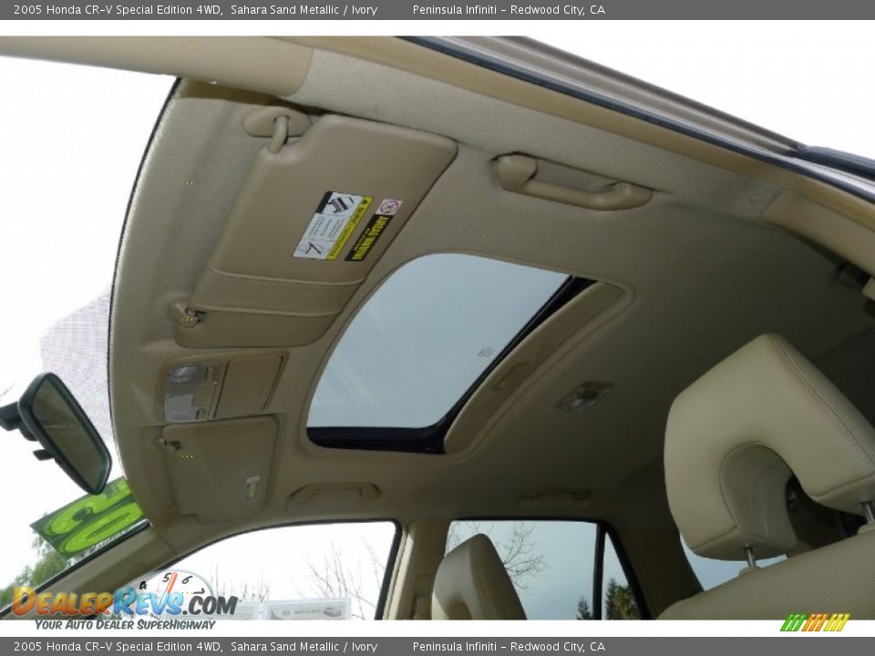 2005 Honda CR-V Special Edition 4WD Sahara Sand Metallic / Ivory Photo #13