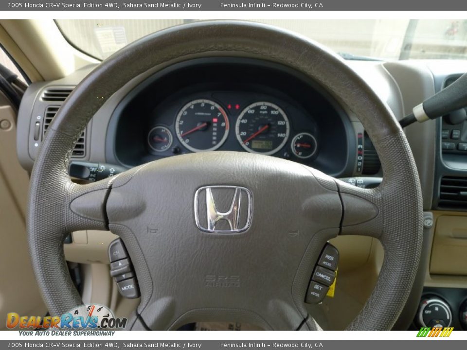 2005 Honda CR-V Special Edition 4WD Sahara Sand Metallic / Ivory Photo #16