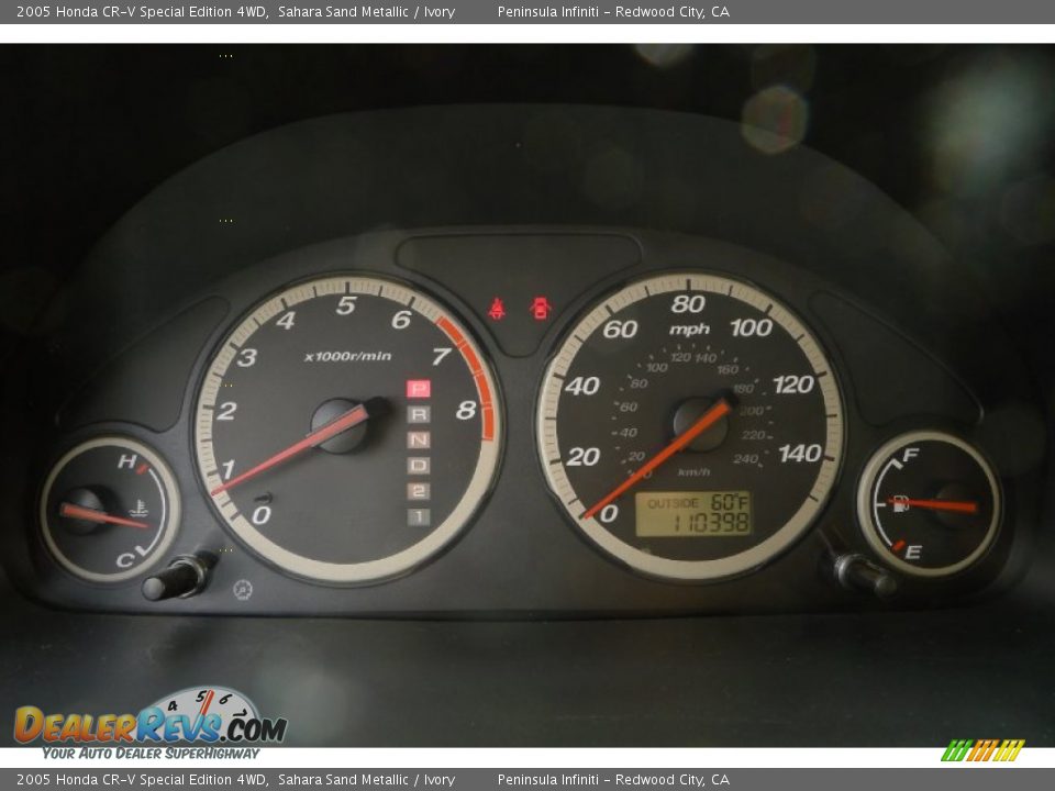 2005 Honda CR-V Special Edition 4WD Sahara Sand Metallic / Ivory Photo #17