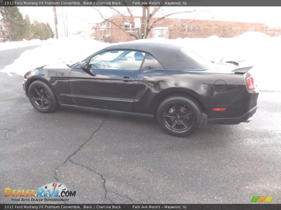 2012 Ford Mustang V6 Premium Convertible Black / Charcoal Black Photo #1