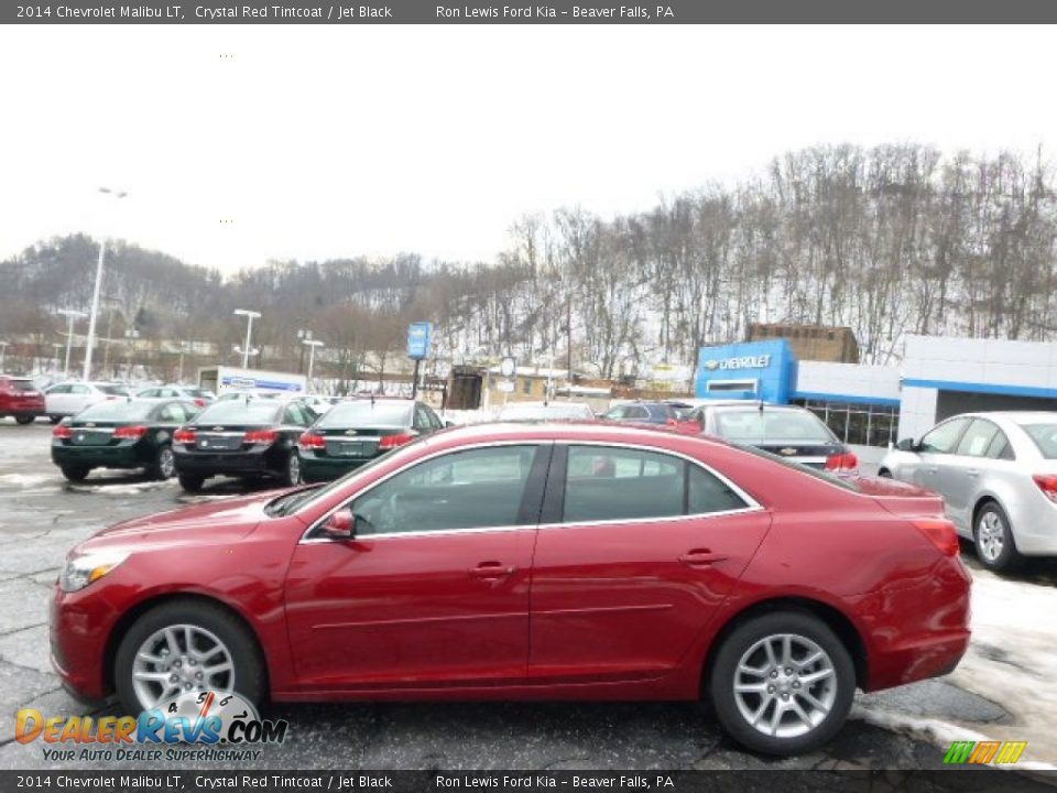 2014 Chevrolet Malibu LT Crystal Red Tintcoat / Jet Black Photo #5