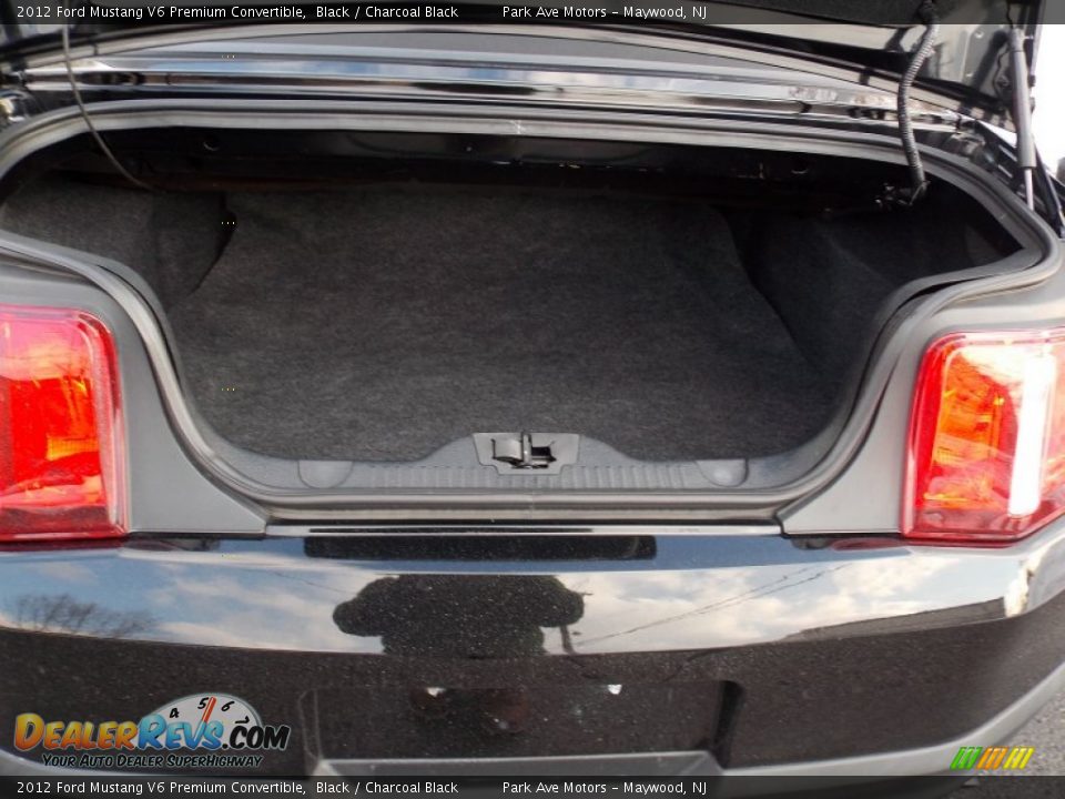 2012 Ford Mustang V6 Premium Convertible Black / Charcoal Black Photo #6