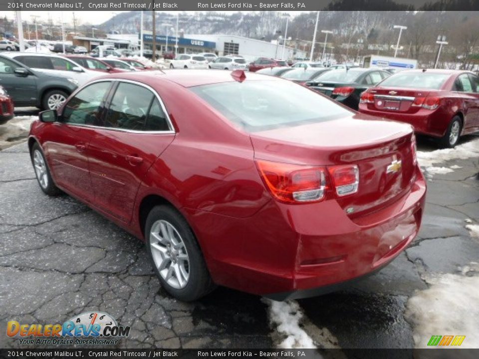 2014 Chevrolet Malibu LT Crystal Red Tintcoat / Jet Black Photo #6