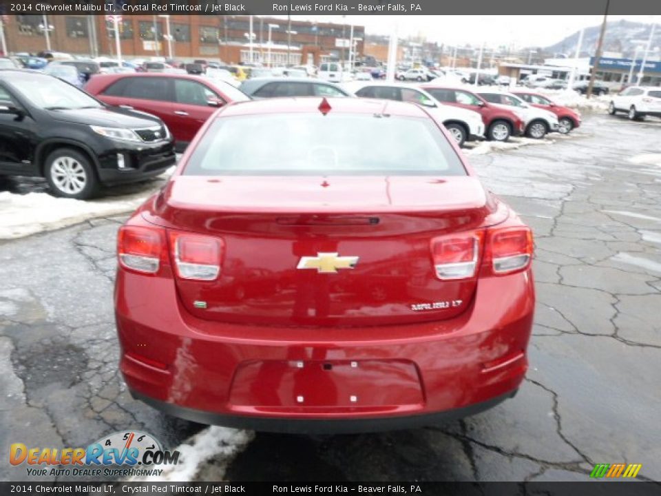 2014 Chevrolet Malibu LT Crystal Red Tintcoat / Jet Black Photo #7