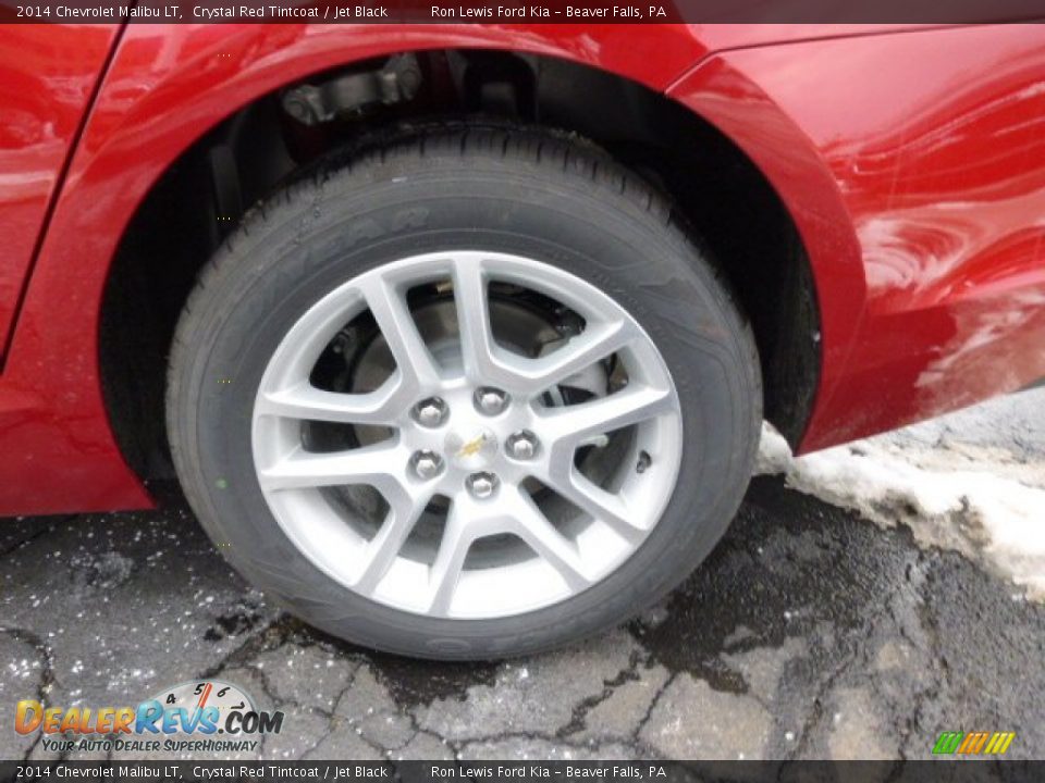 2014 Chevrolet Malibu LT Crystal Red Tintcoat / Jet Black Photo #9
