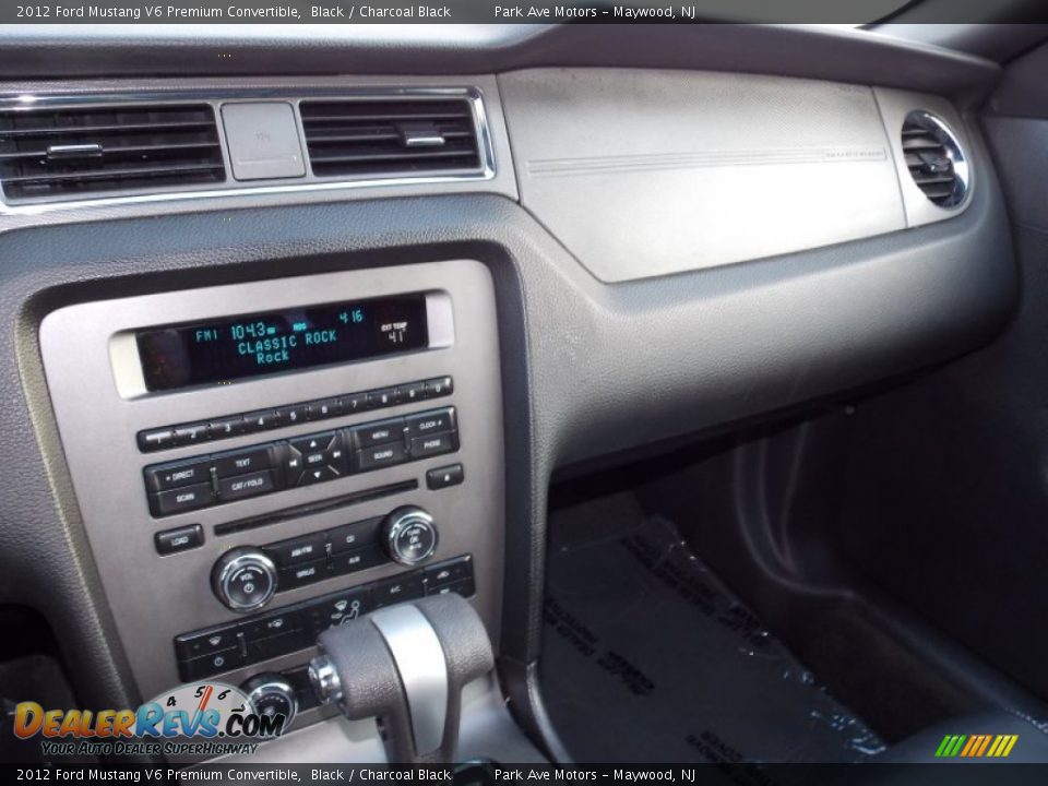 2012 Ford Mustang V6 Premium Convertible Black / Charcoal Black Photo #11