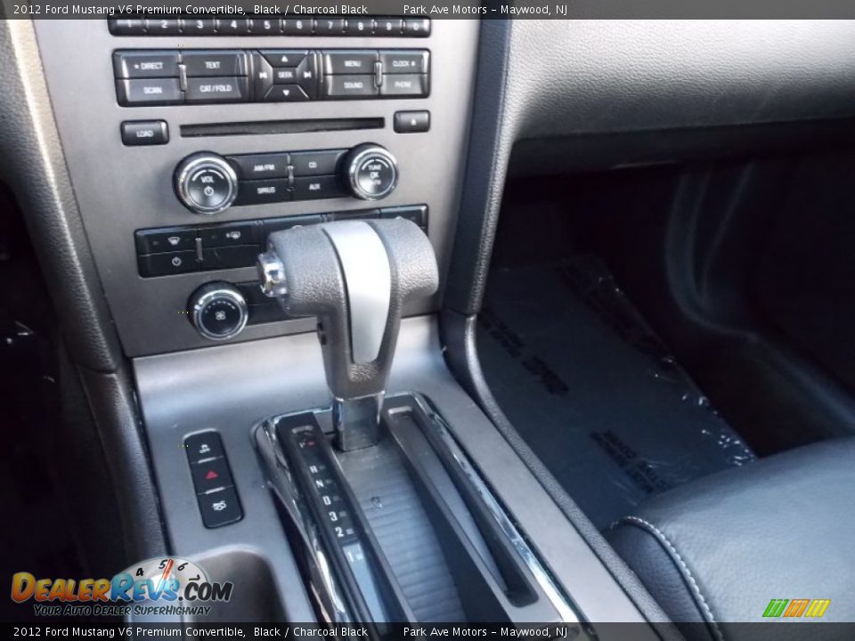 2012 Ford Mustang V6 Premium Convertible Black / Charcoal Black Photo #12