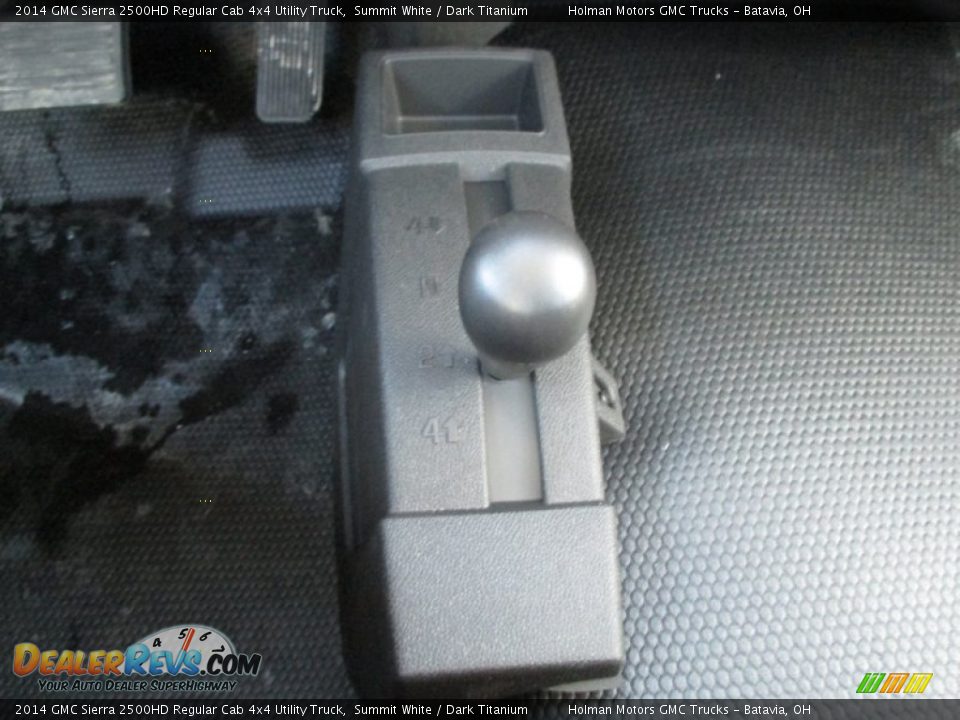 2014 GMC Sierra 2500HD Regular Cab 4x4 Utility Truck Summit White / Dark Titanium Photo #8