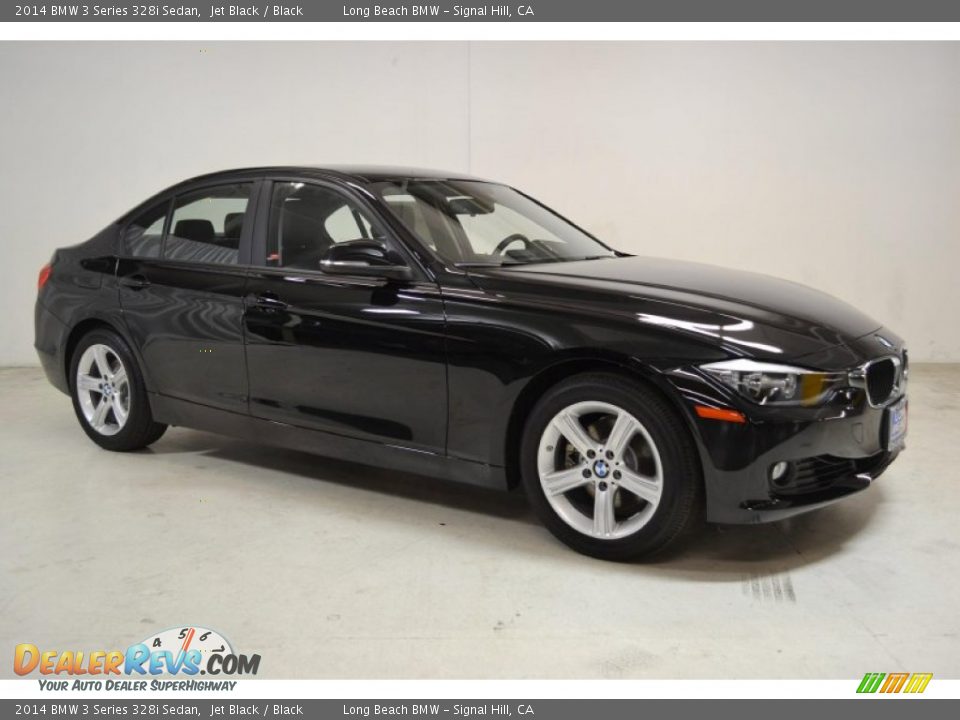 2014 BMW 3 Series 328i Sedan Jet Black / Black Photo #2