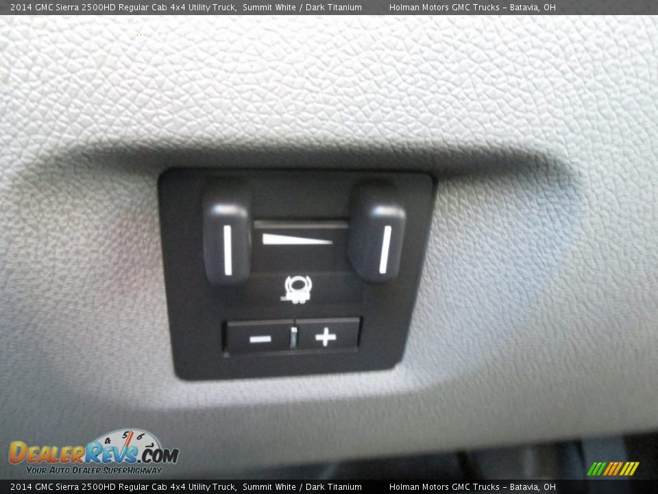 2014 GMC Sierra 2500HD Regular Cab 4x4 Utility Truck Summit White / Dark Titanium Photo #11