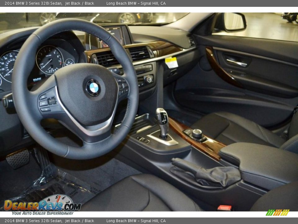 2014 BMW 3 Series 328i Sedan Jet Black / Black Photo #6