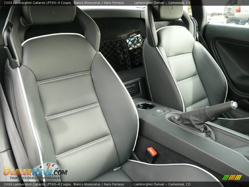 Nero Perseus Interior - 2009 Lamborghini Gallardo LP560-4 Coupe Photo #23