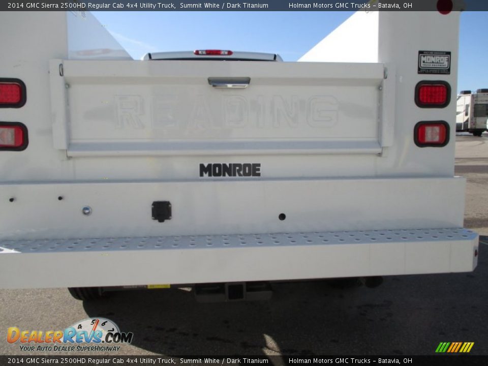 2014 GMC Sierra 2500HD Regular Cab 4x4 Utility Truck Summit White / Dark Titanium Photo #18