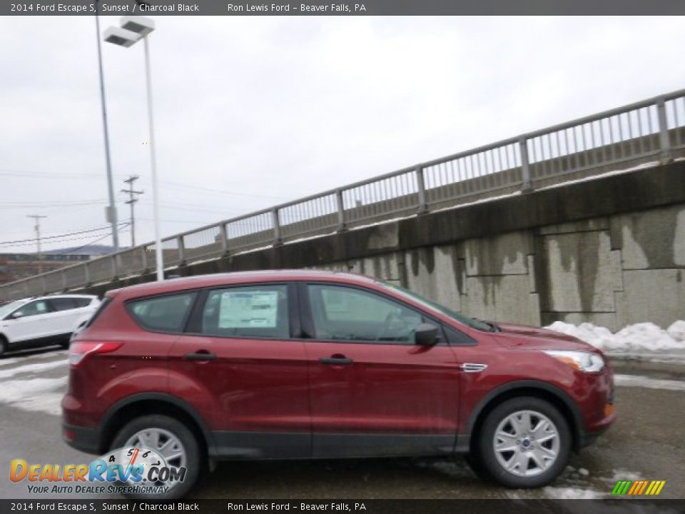 2014 Ford Escape S Sunset / Charcoal Black Photo #1