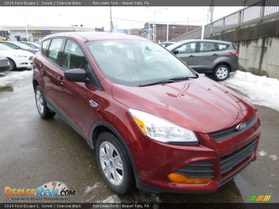 2014 Ford Escape S Sunset / Charcoal Black Photo #2