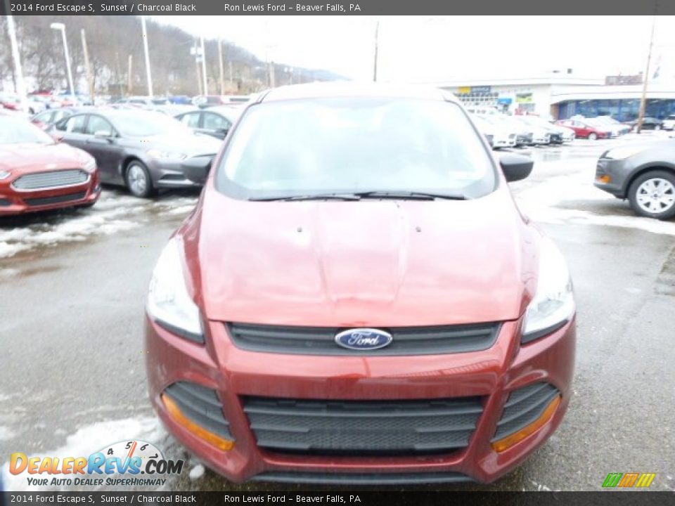 2014 Ford Escape S Sunset / Charcoal Black Photo #3