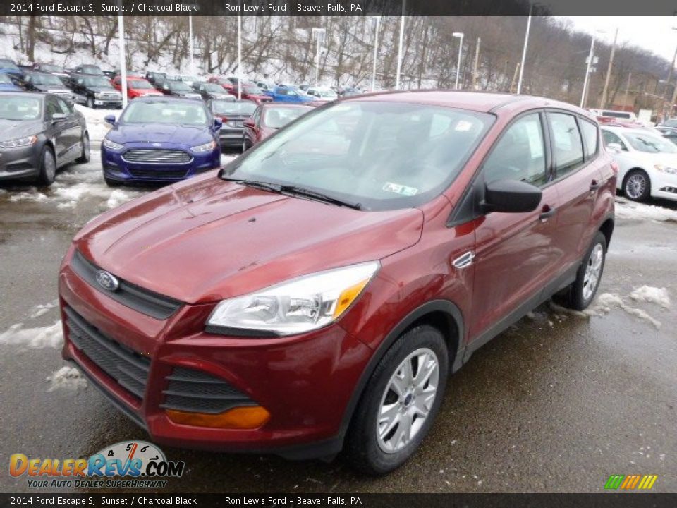 2014 Ford Escape S Sunset / Charcoal Black Photo #4