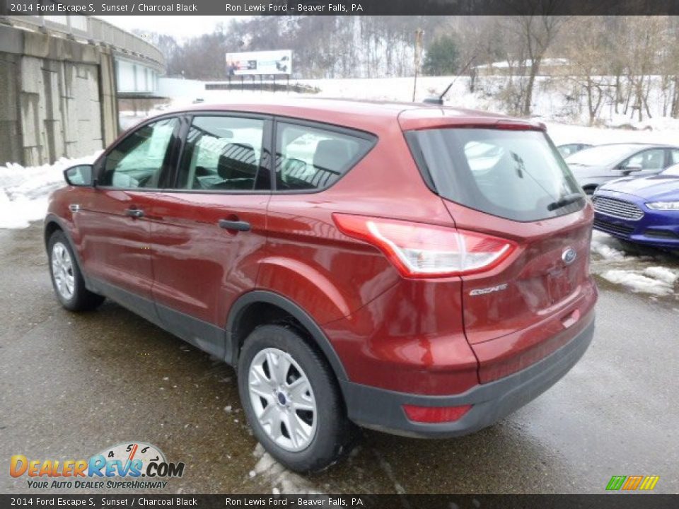 2014 Ford Escape S Sunset / Charcoal Black Photo #6