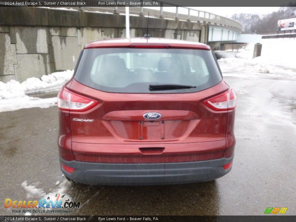 2014 Ford Escape S Sunset / Charcoal Black Photo #7