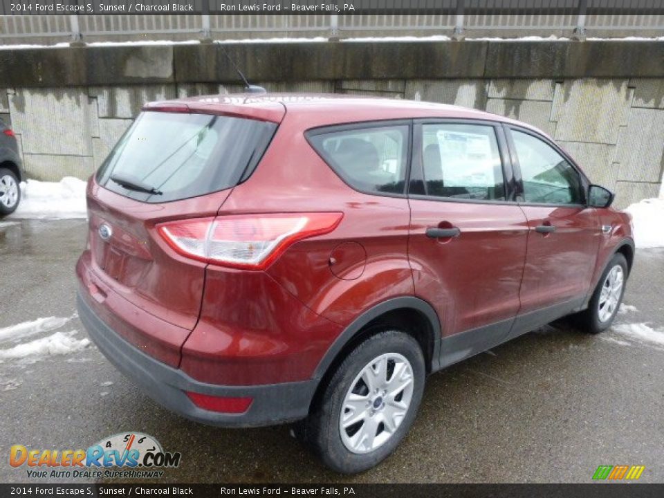 2014 Ford Escape S Sunset / Charcoal Black Photo #8