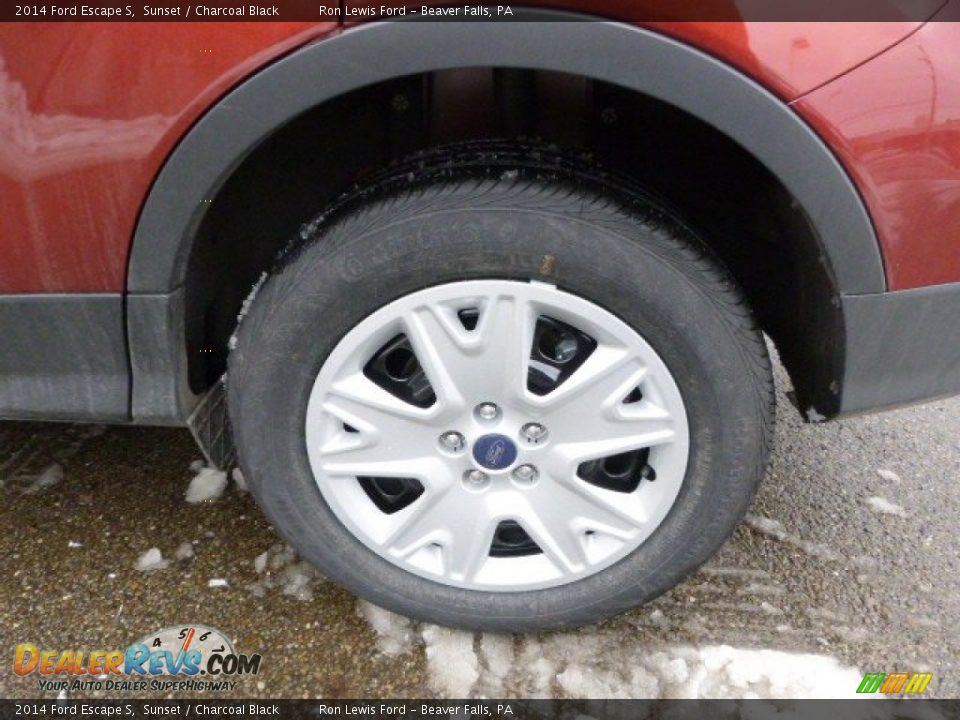 2014 Ford Escape S Sunset / Charcoal Black Photo #9