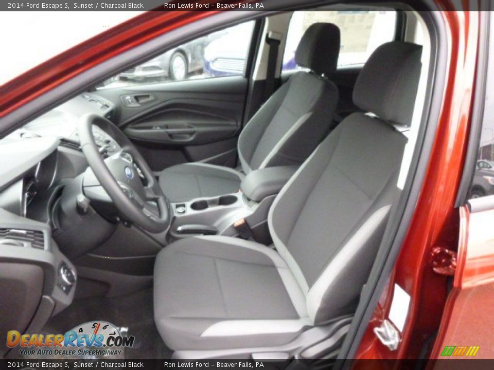 2014 Ford Escape S Sunset / Charcoal Black Photo #10