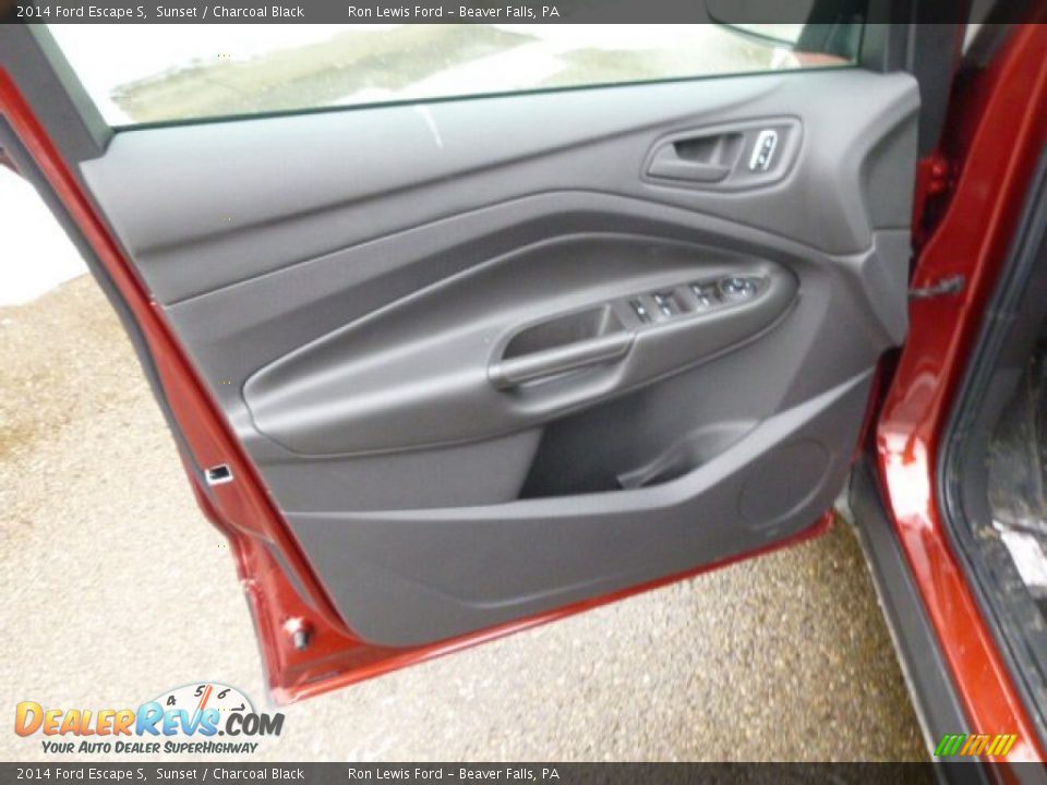 2014 Ford Escape S Sunset / Charcoal Black Photo #11