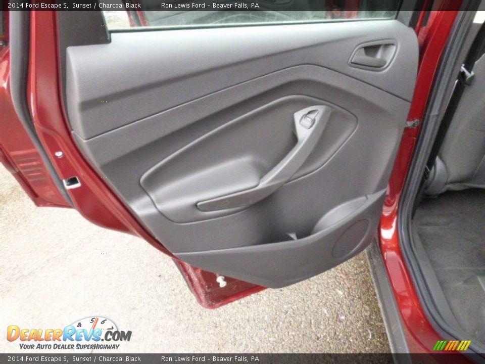 2014 Ford Escape S Sunset / Charcoal Black Photo #13