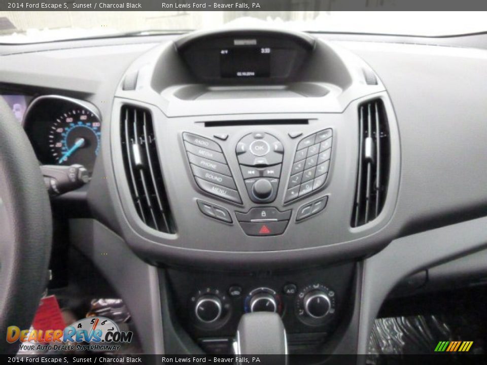 2014 Ford Escape S Sunset / Charcoal Black Photo #15