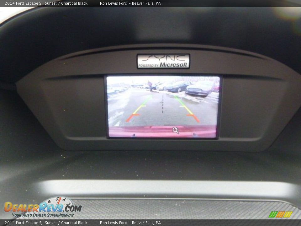 2014 Ford Escape S Sunset / Charcoal Black Photo #17