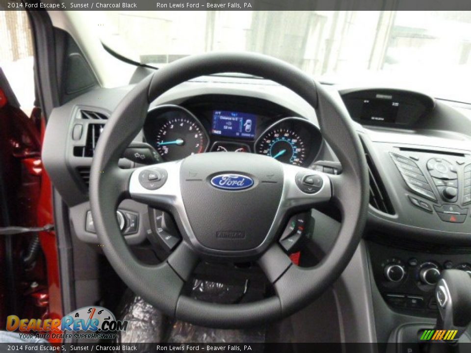 2014 Ford Escape S Sunset / Charcoal Black Photo #19